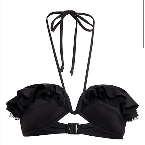 zimmermann honour circular frill black bikini top and bottom - Picture 3 of 8